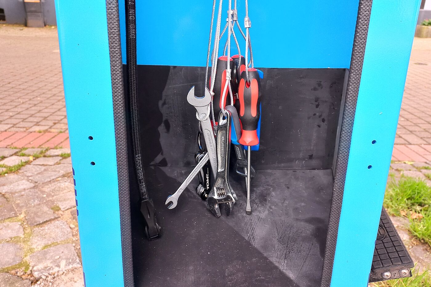 Eine Station voller Werkzeug