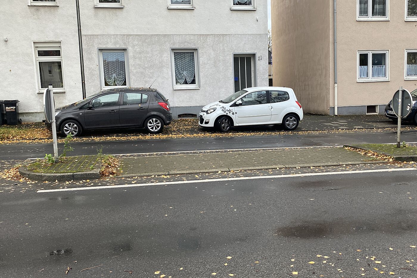 Die Querungshilfe ist nicht nutzbar
