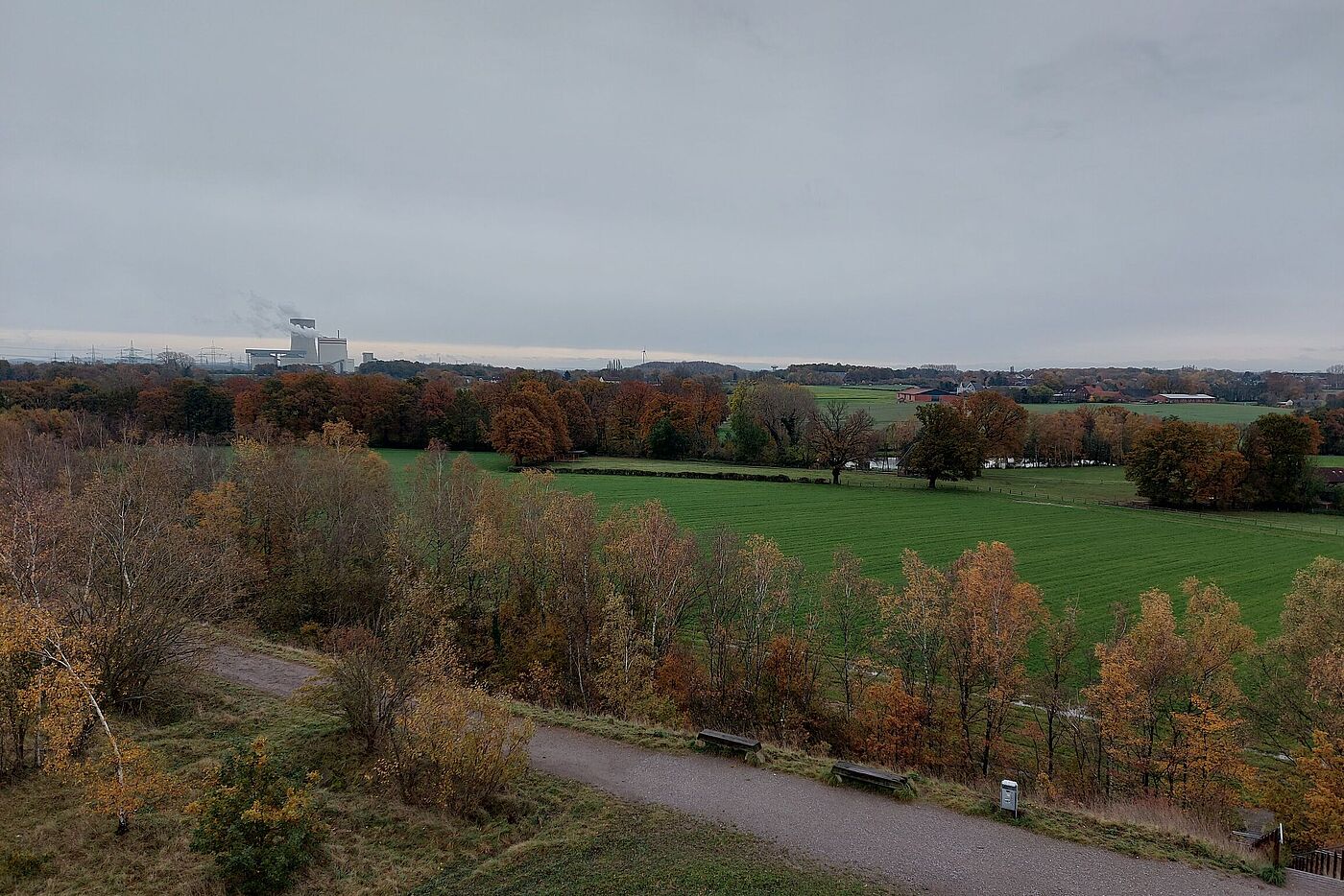 vom Turm Richtung Trianel Lünen