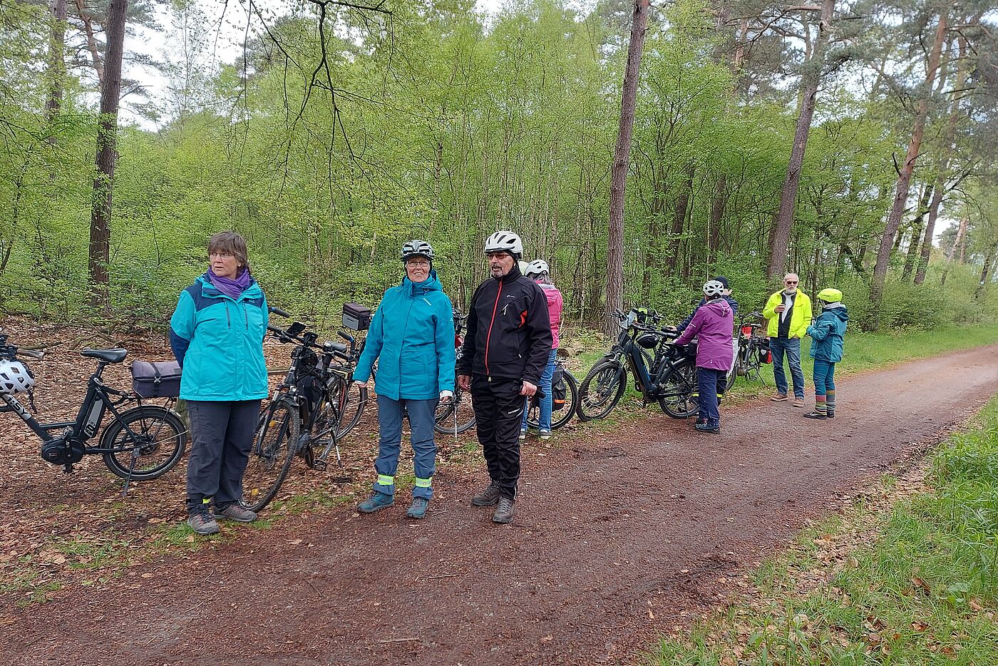 Pause in der Üfter Mark