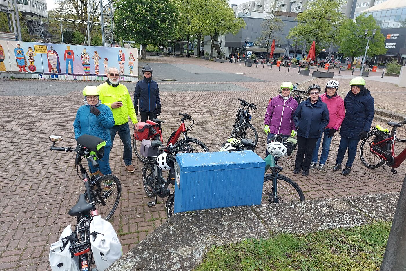 Gruppenfoto am Start