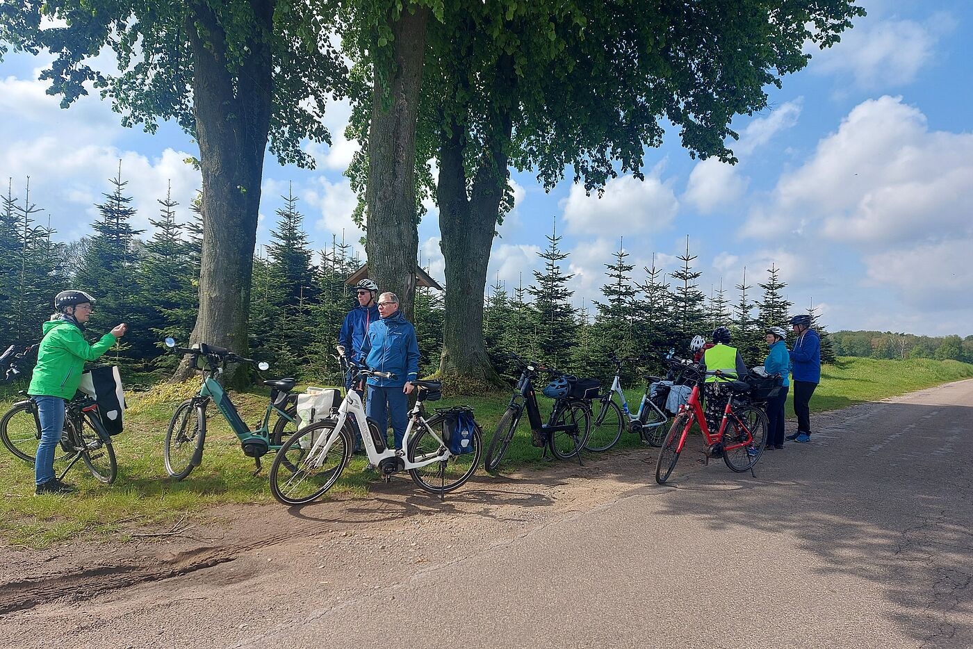 Pause auf dem Heimweg