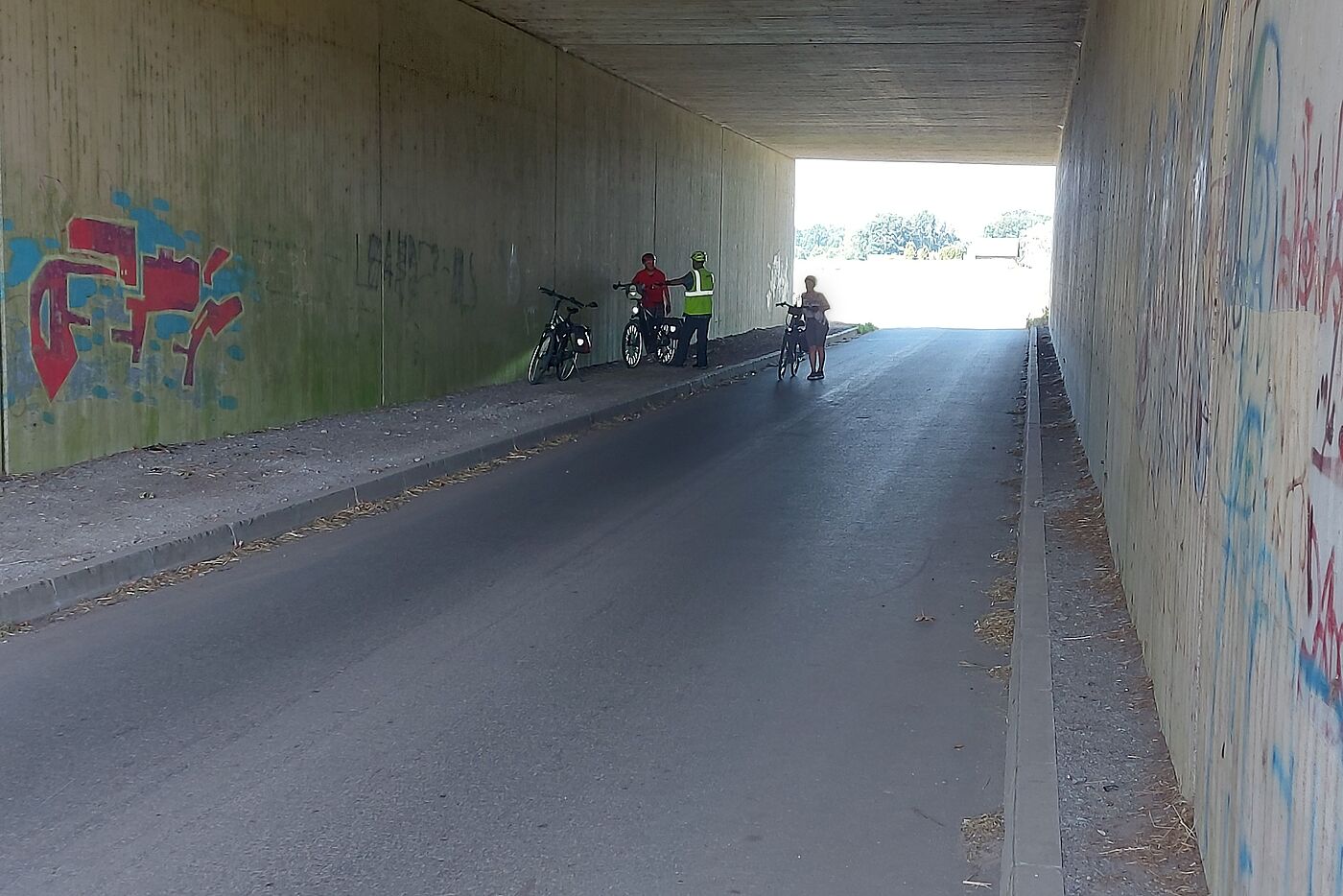 eine Brücke schützt nicht nur gegen Regen!
