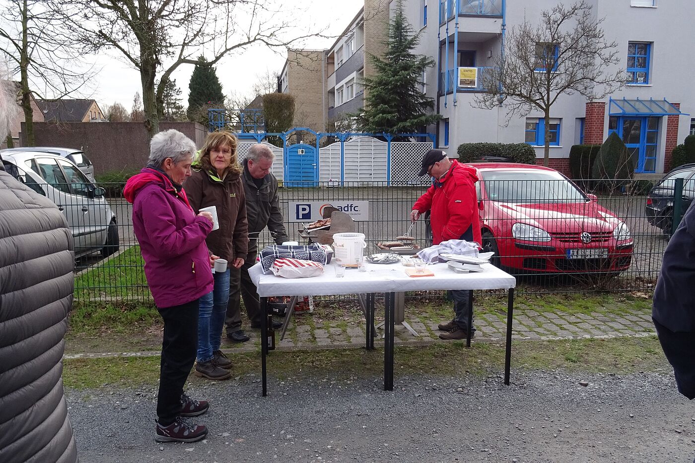 Action am Grillstand!