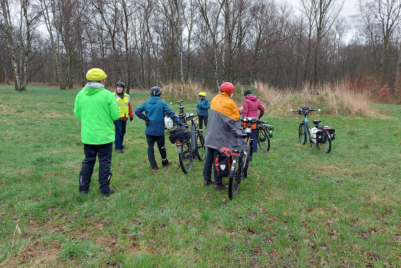 Teilnehmer im Schlosspark Herten