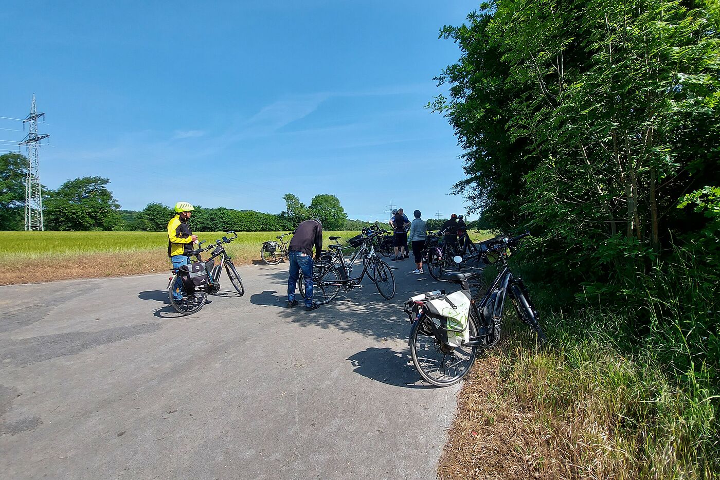 Pause vor Haltern am See