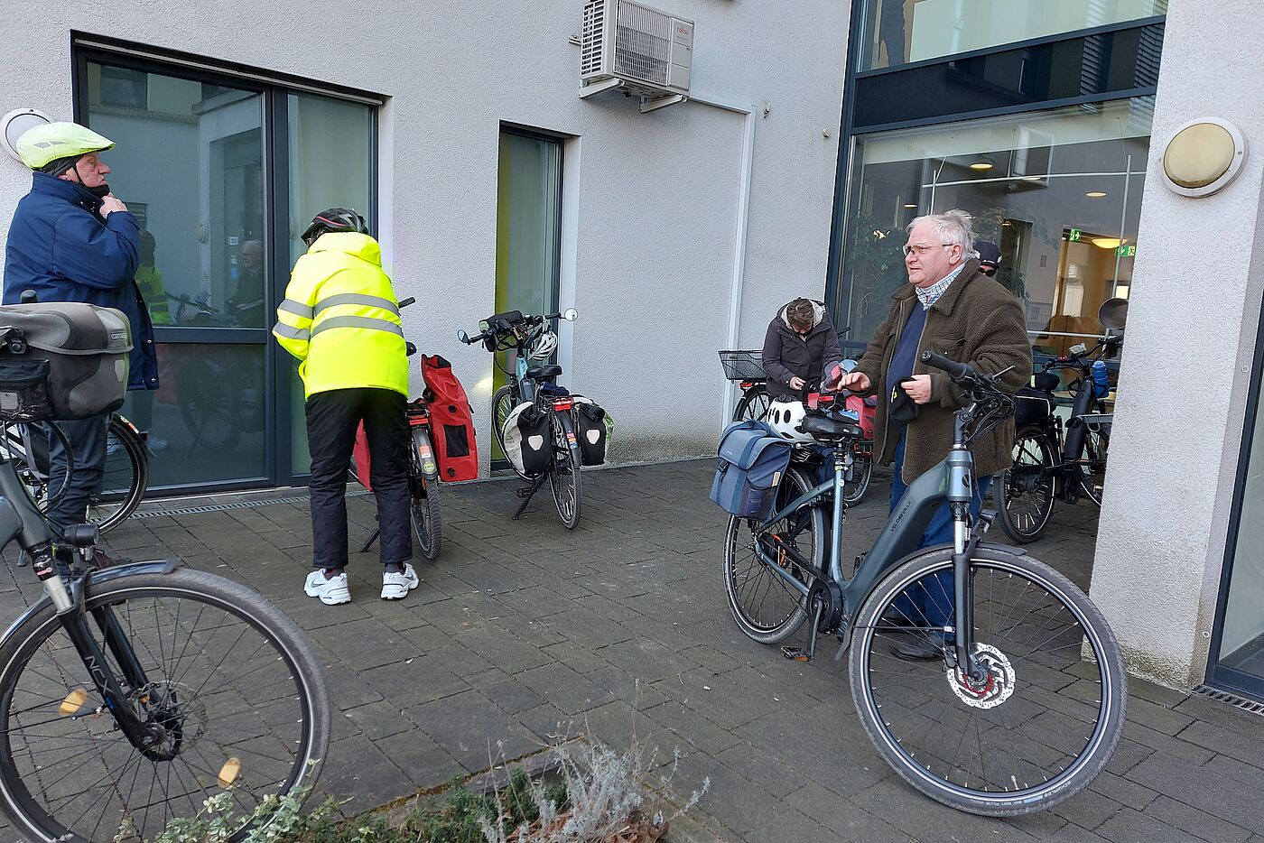 Fertig machen zur Rückfahrt