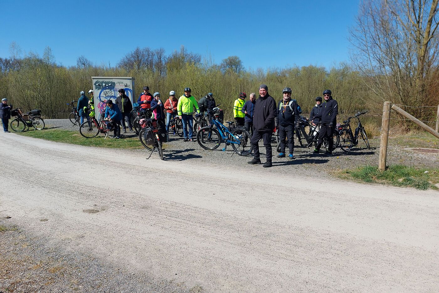 Pause im Emscherbruch