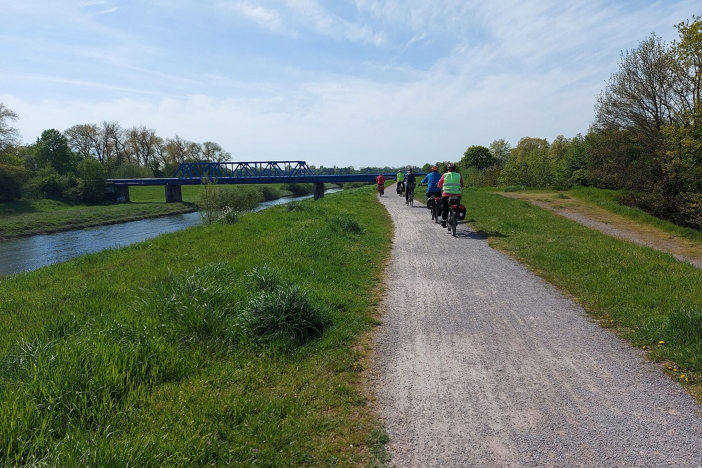 an der Lippe entlang