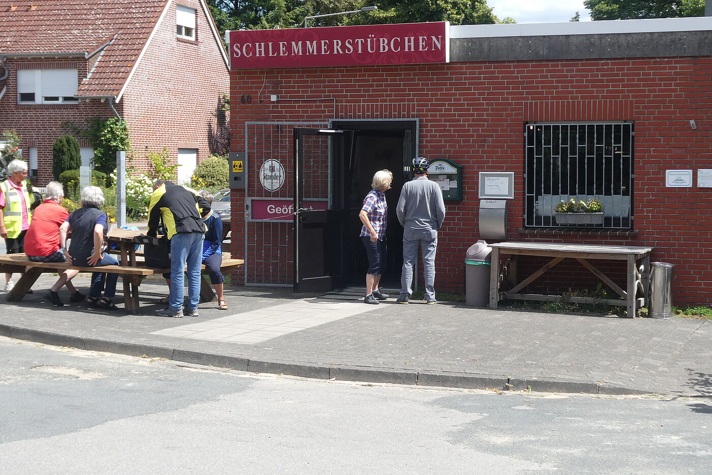 Im Ortskern von Gahlen