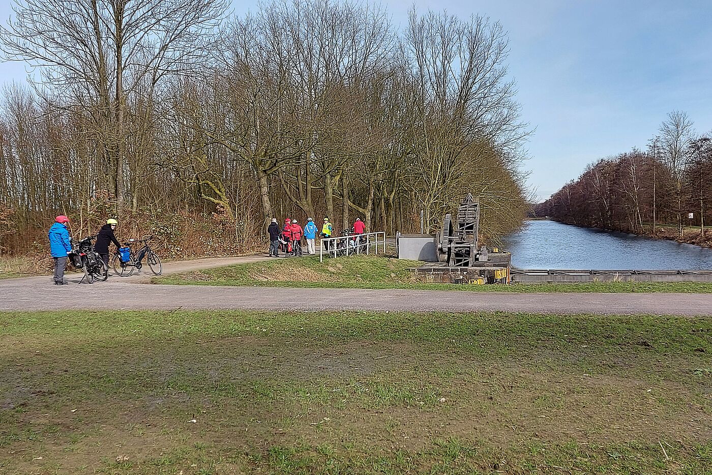 Pause an der Alten Fahrt.