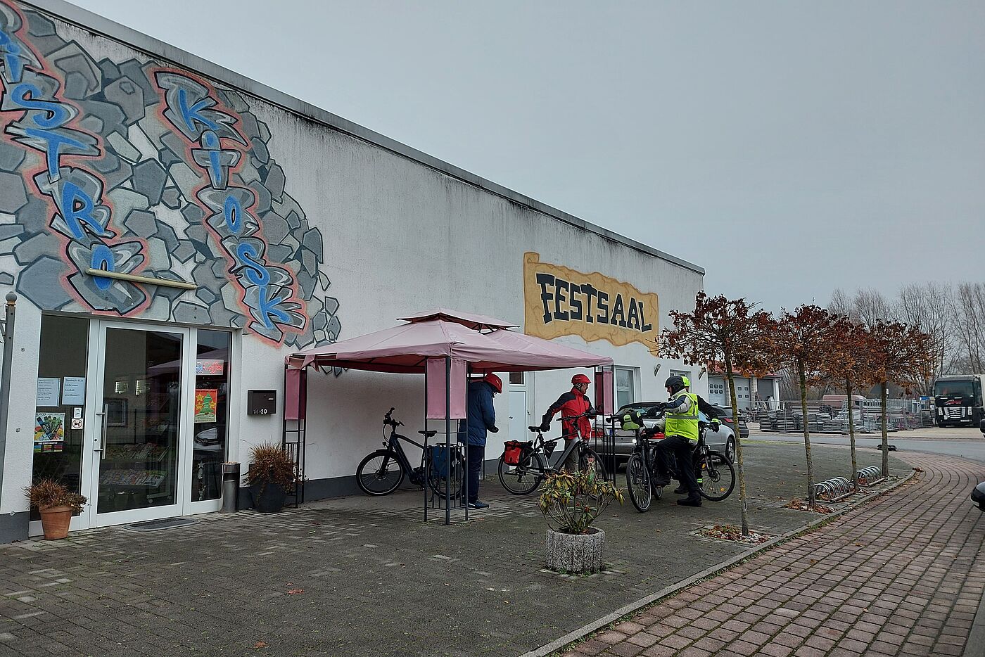 aufgewärmt geht es auf den Rückweg