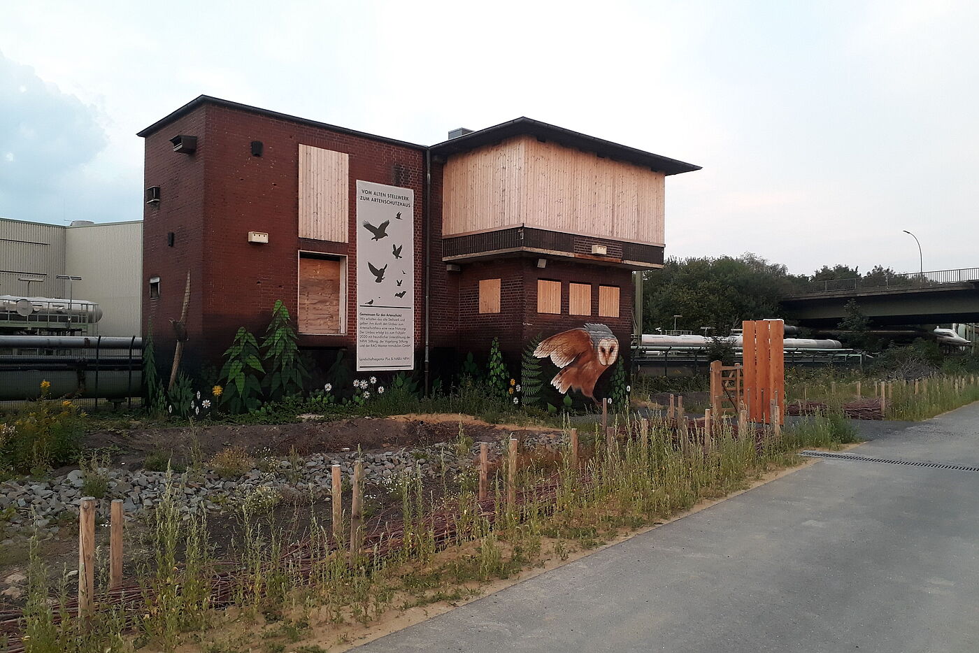 Das Artenschutzhaus am alten Stellwerk