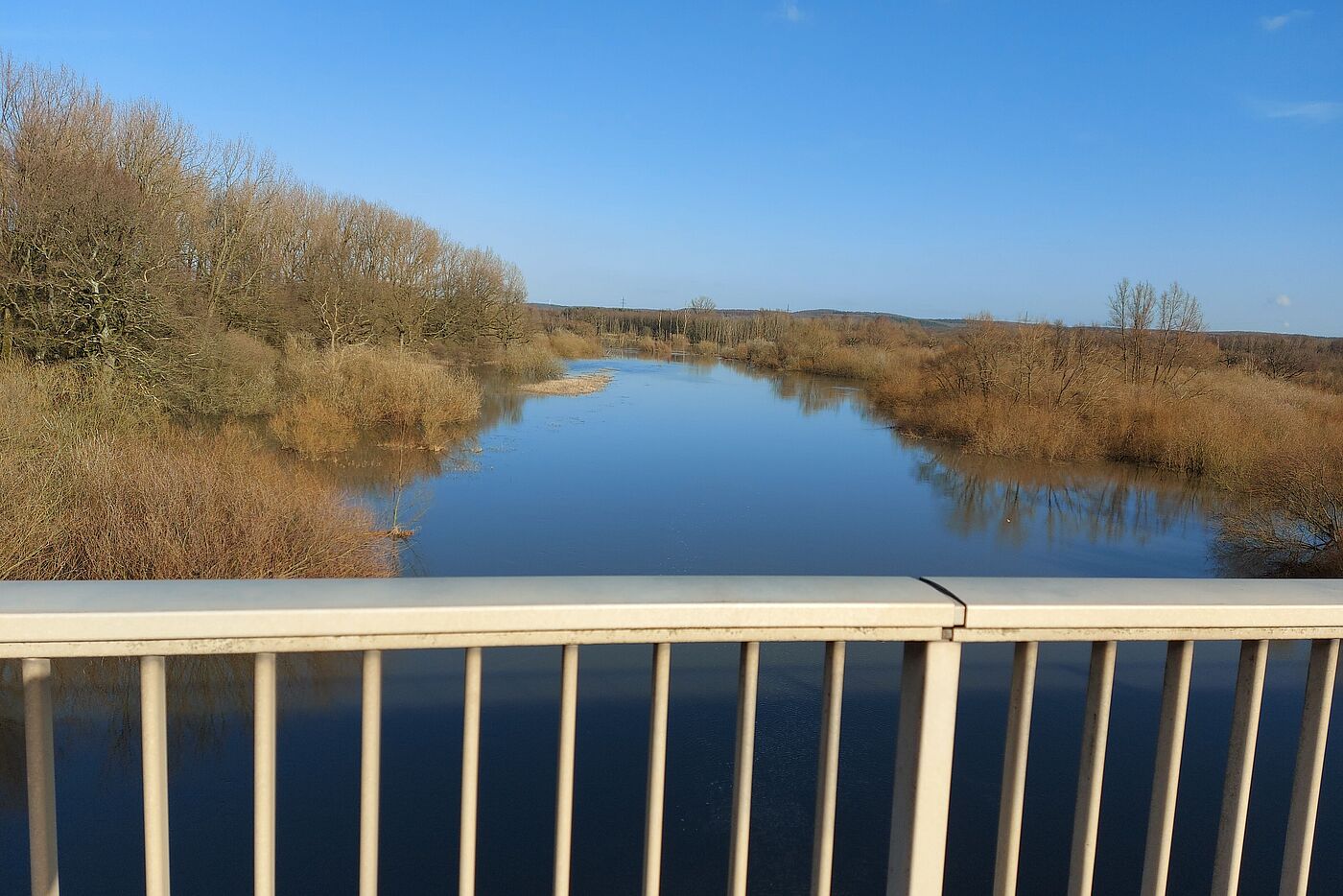 noch ein Blick auf die Lippe im Sonnenschein
