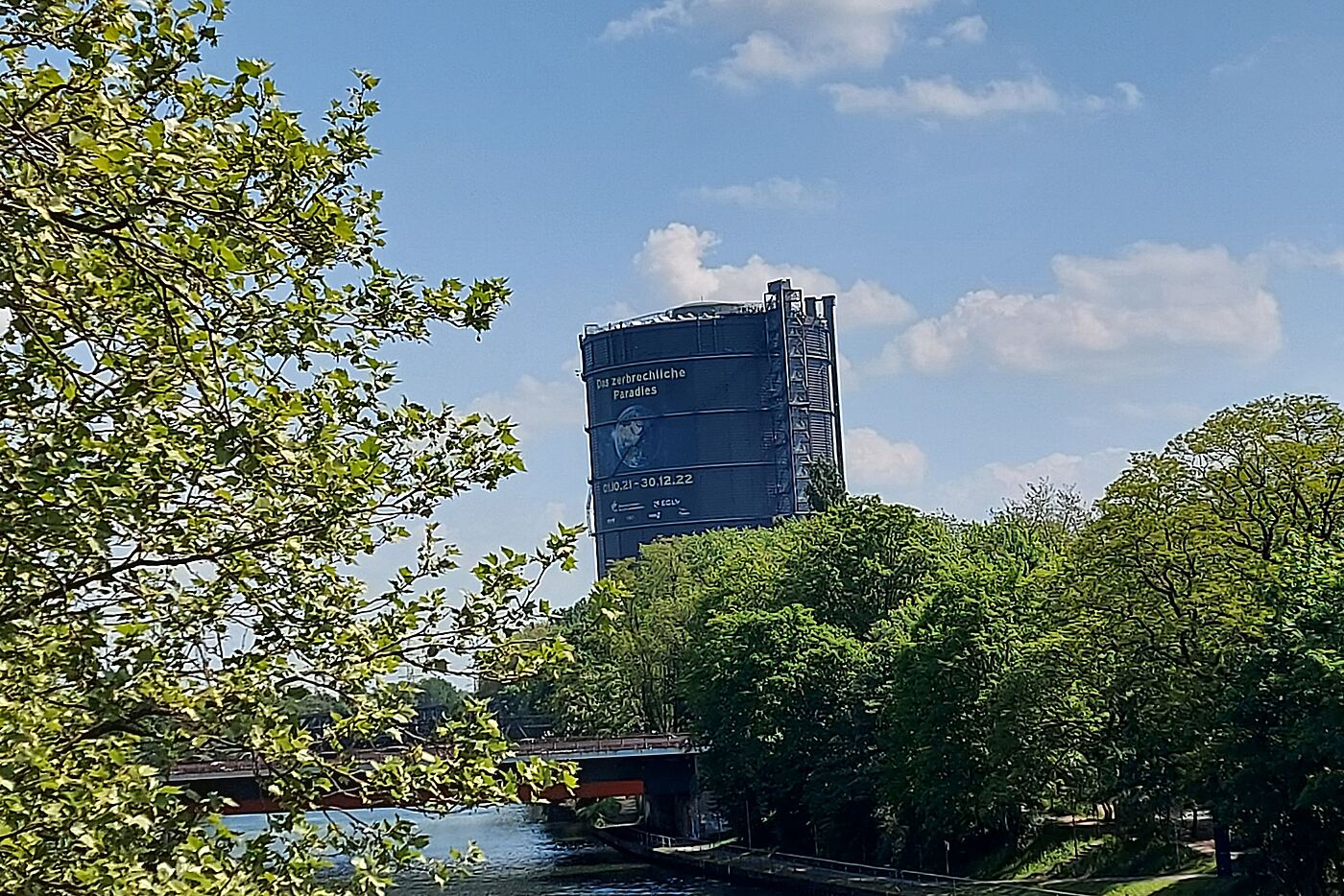 Blick aufs Gasometer