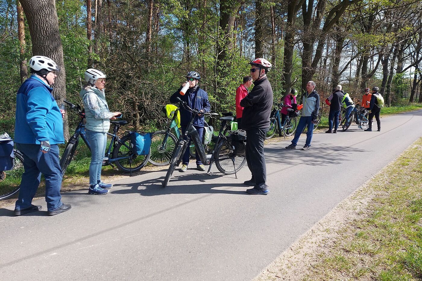 Pause am Waldrand