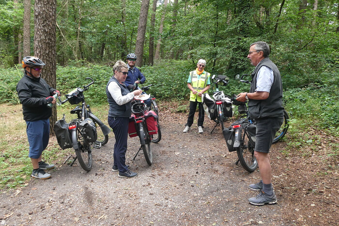 Pause im Bereich Heiden