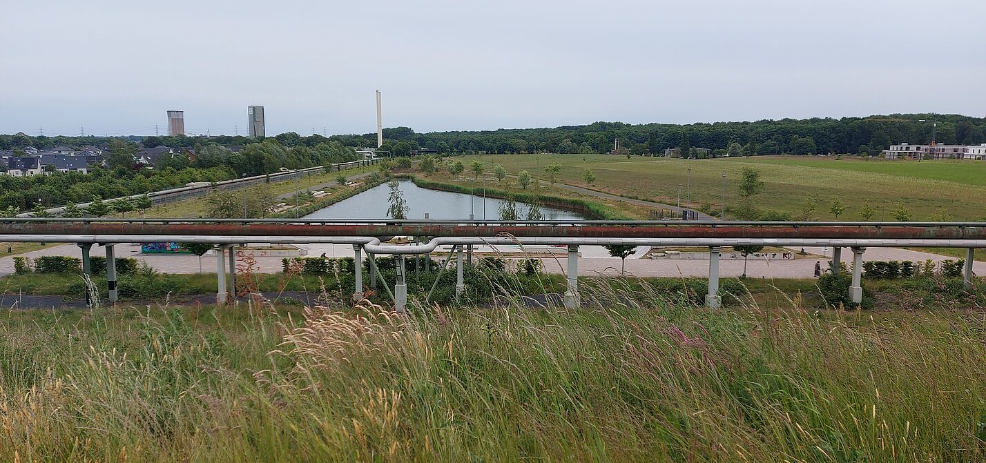 Glückaufpark Blick auf den Glückaufpark