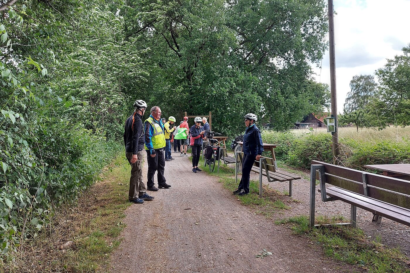 Pause an der Streuobstwiese