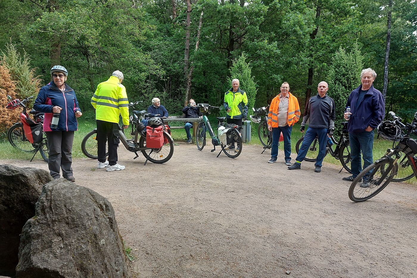 Pause an den Düwelsteenen