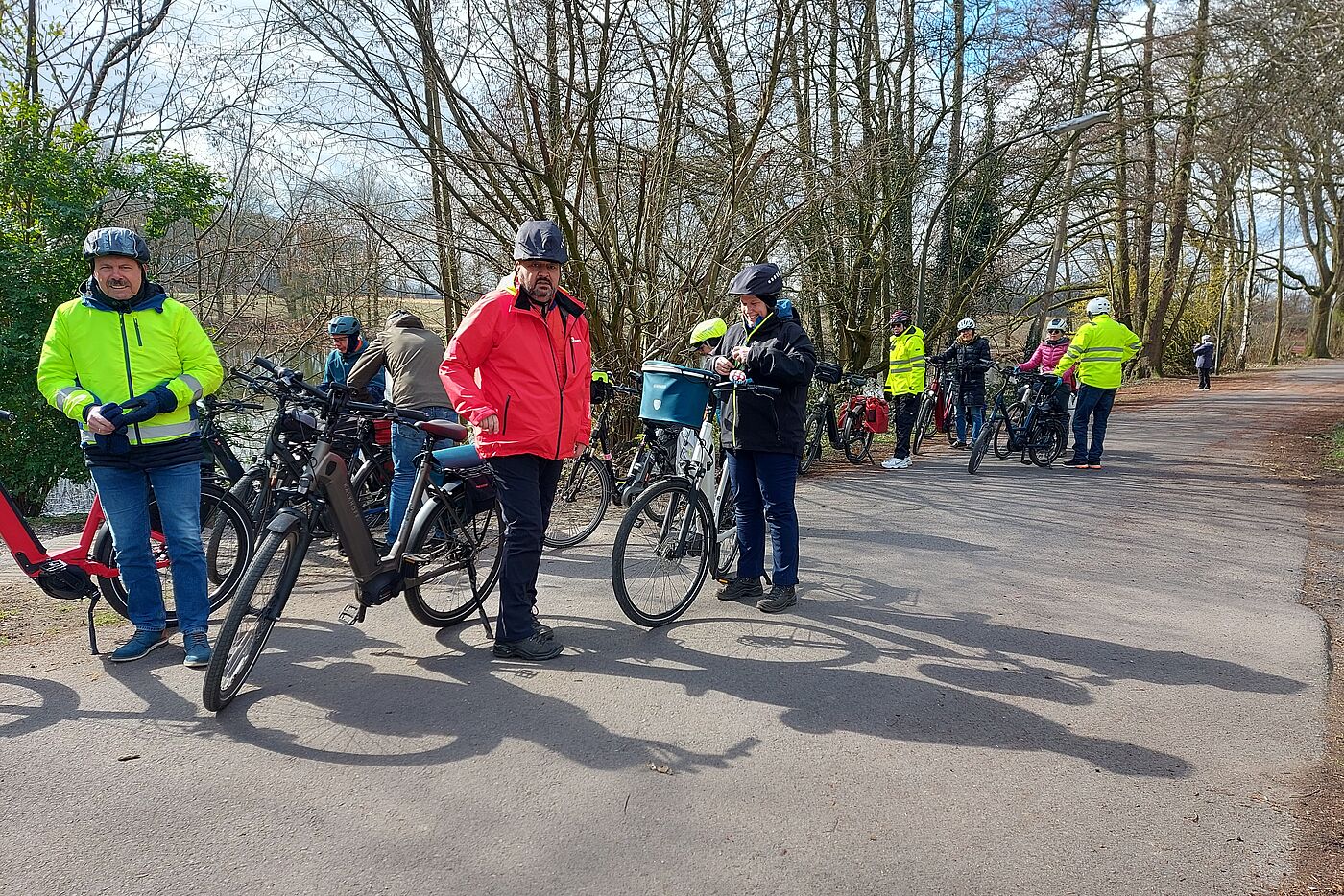 Pause an den Mollbeck-Teichen