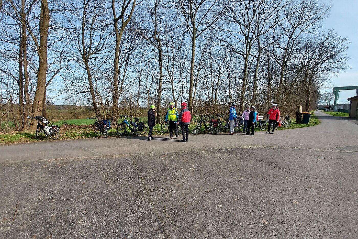 Pause auf dem Rückweg.