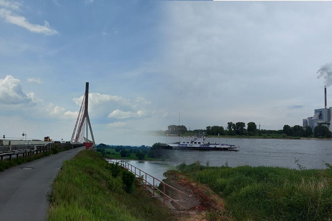 2 mal übern Rhein