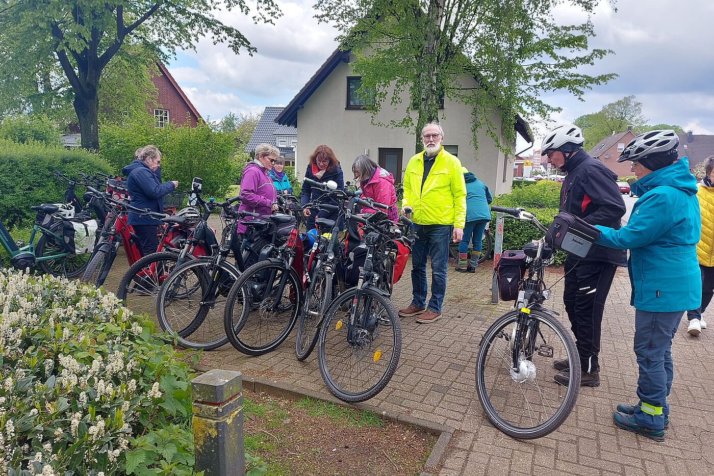 Alle Teilnehmer sind bereit zur Heimfahrt