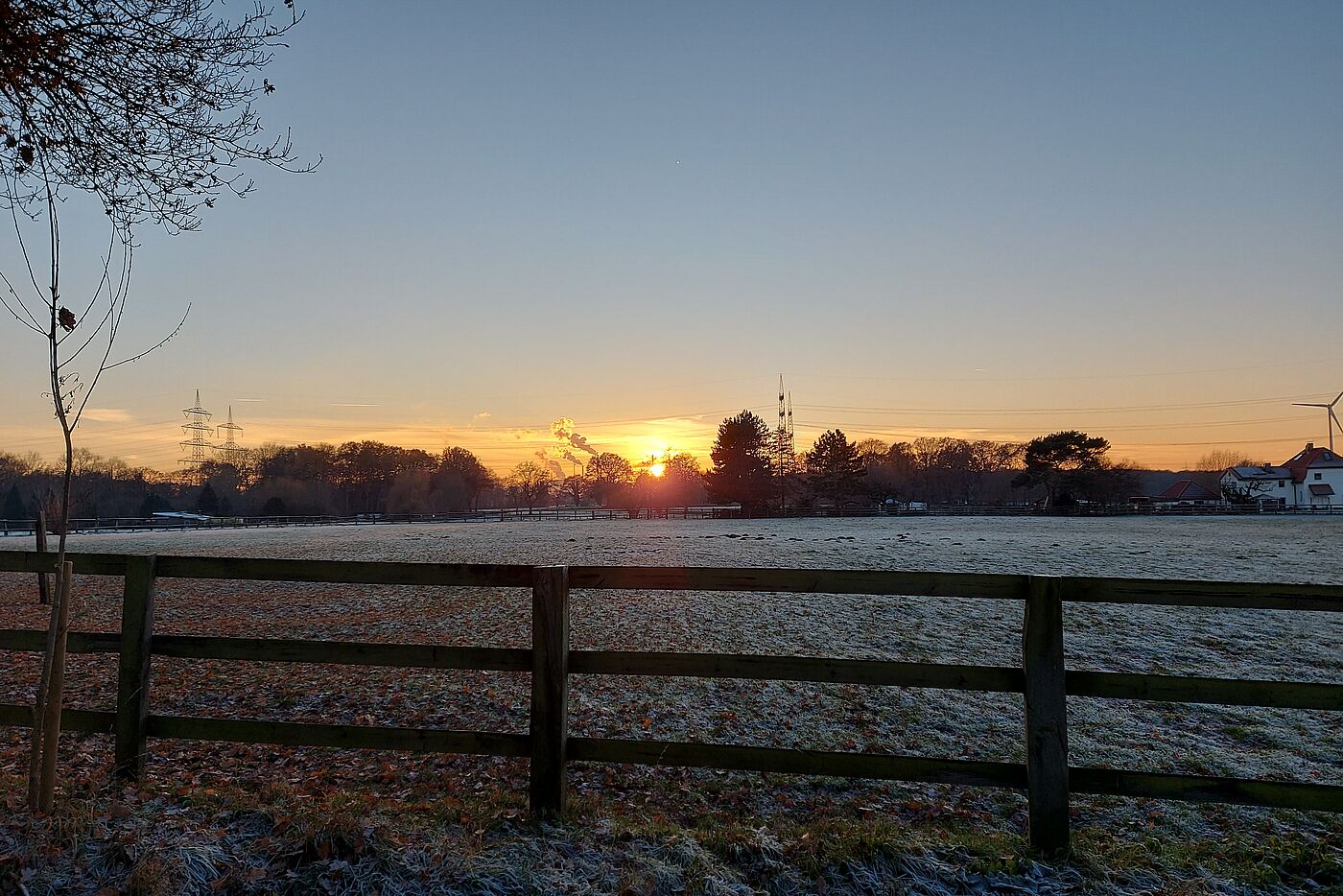 Sonnenuntergang in Frentrop