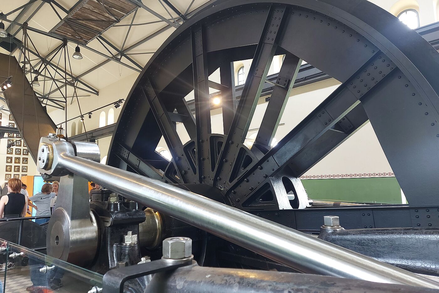 Die Fördermaschine läuft