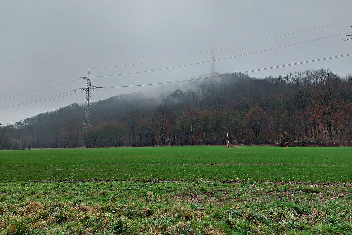 Halde Scholven im Dunst
