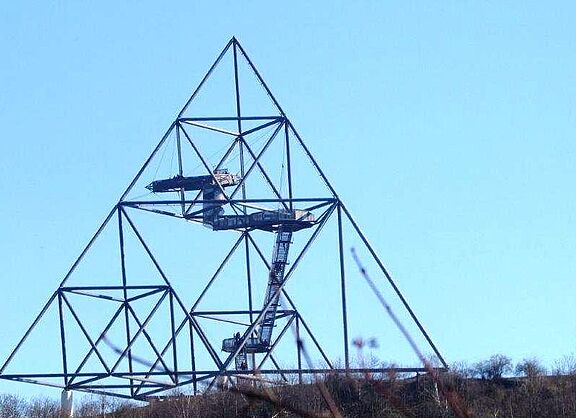 Tetraeder auf der Halde Beckstraße