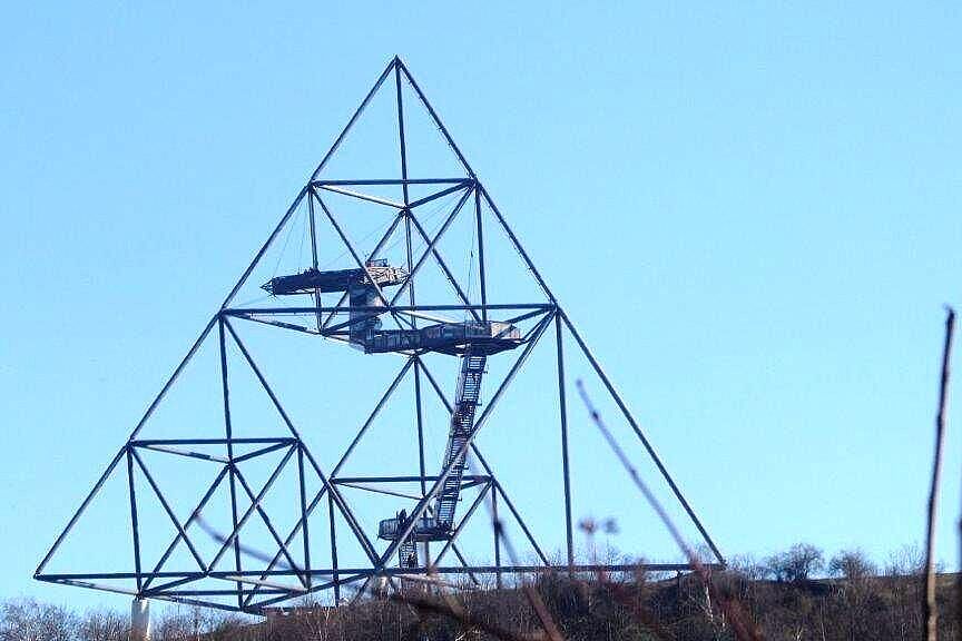 Tetraeder auf der Halde Beckstraße