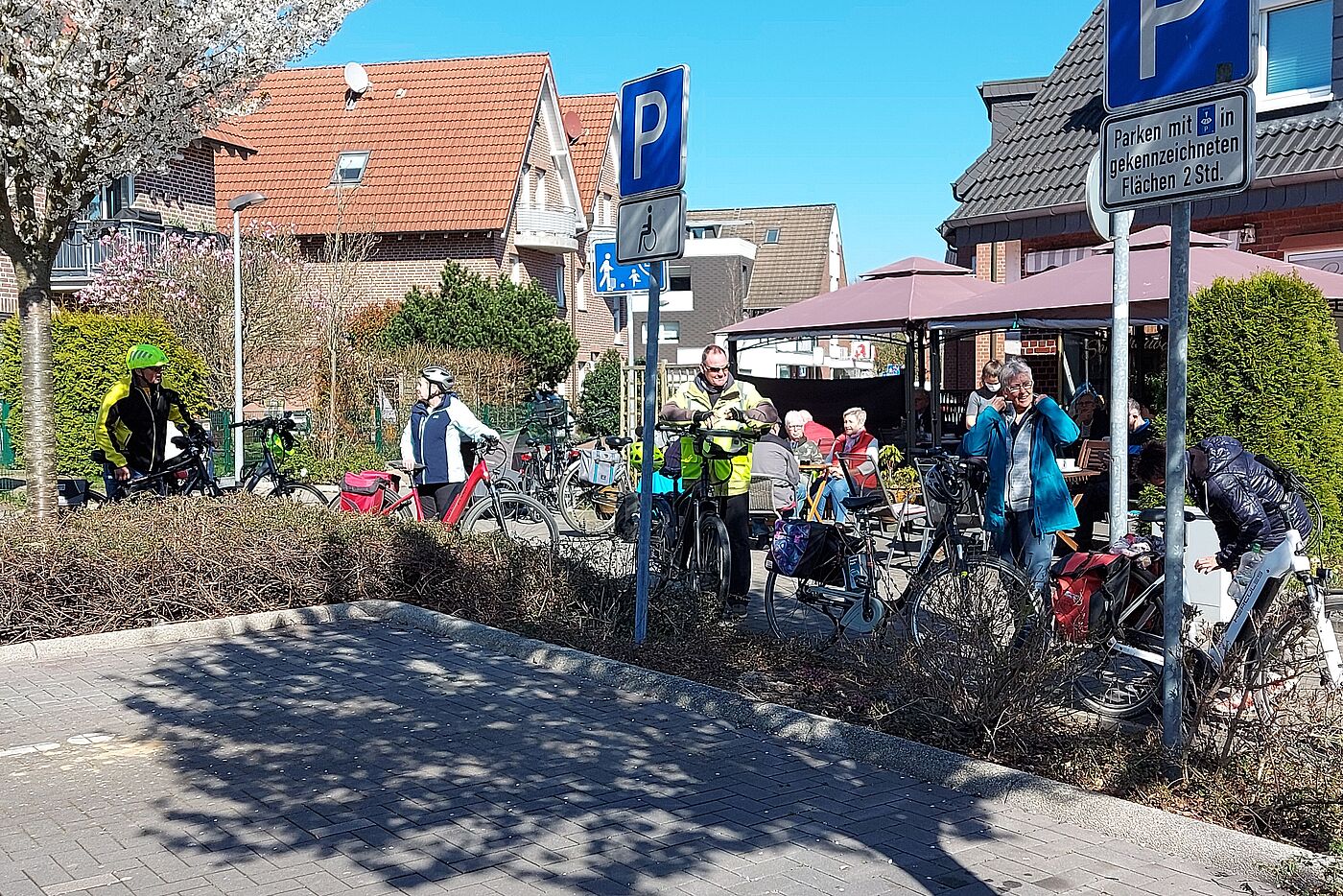kurz vor der Heimfahrt.