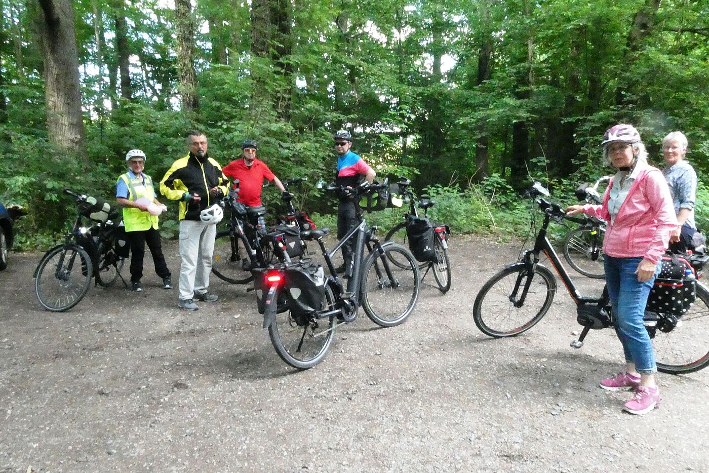 letzte Pause an der Halde General Blumenthal
