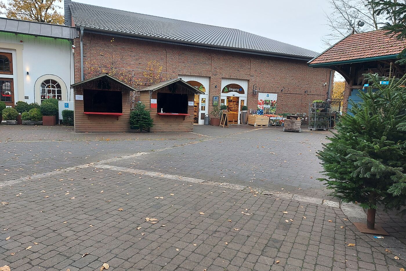 kurze Pause am Schmücker-Hof