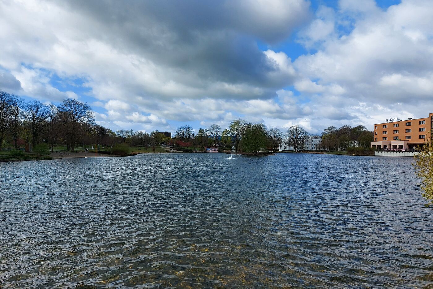 Bewölkung über dem Citysee