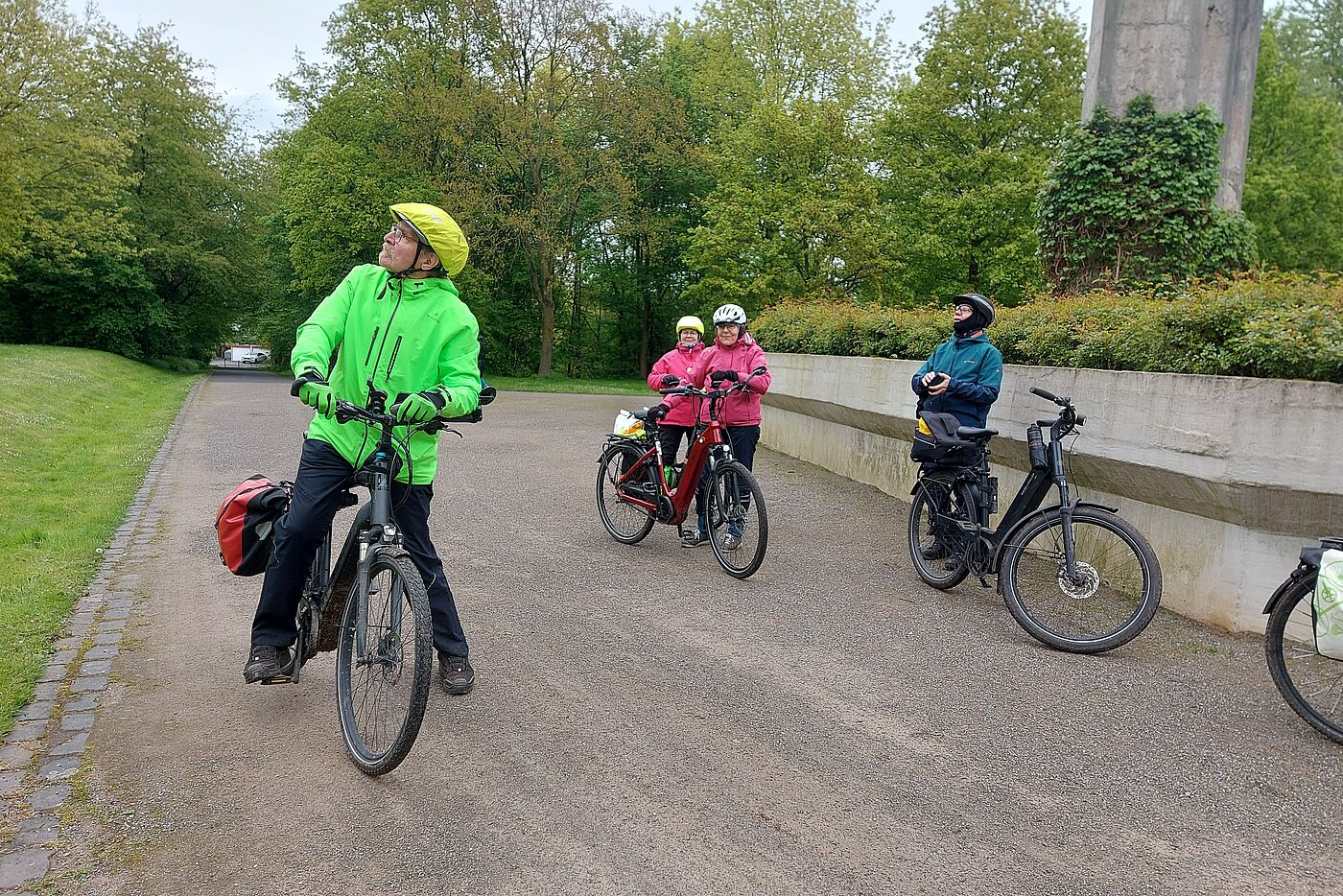 Wir radeln ein wenig durch den Nordsternpark