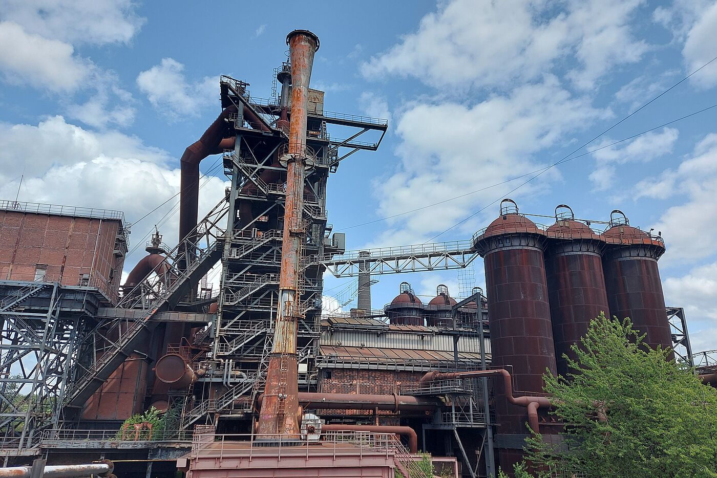 Eindrucksvolle Industriebauwerke