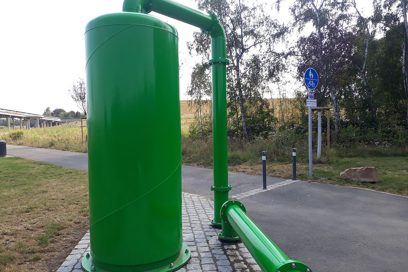 Einfahrt zum Stadtteilpark