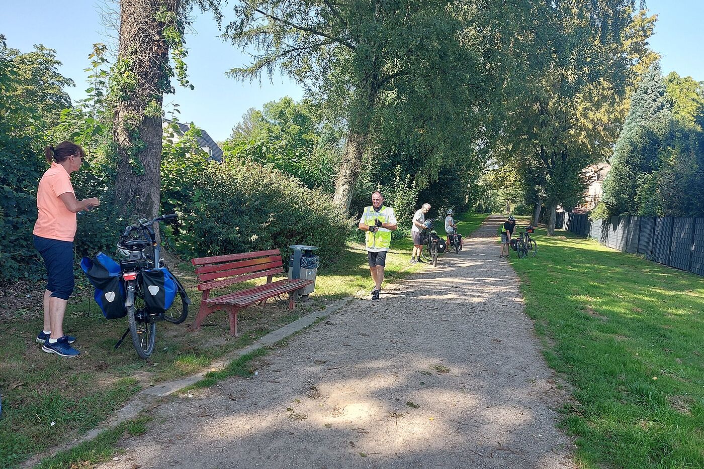 Pause auf dem Rückweg