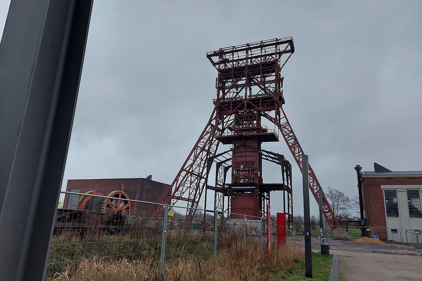am Ziel Fördergerüst Consol 