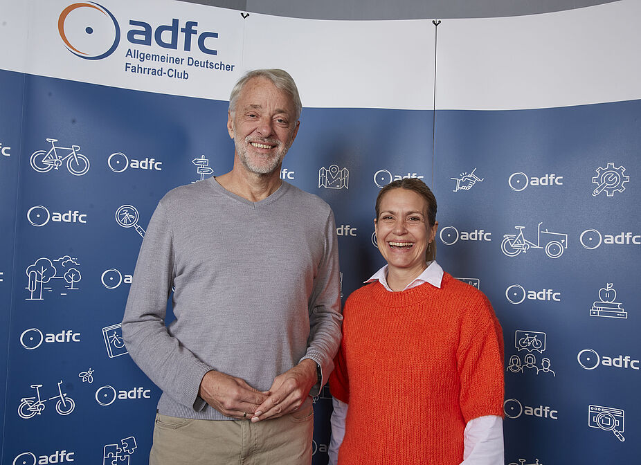 ADFC-Führungsduo: Masurat und Holczer.