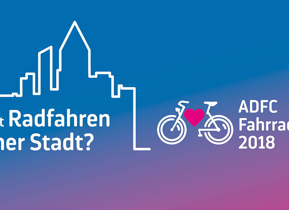 Logo ADFC-Fahrradklima-Test 2018