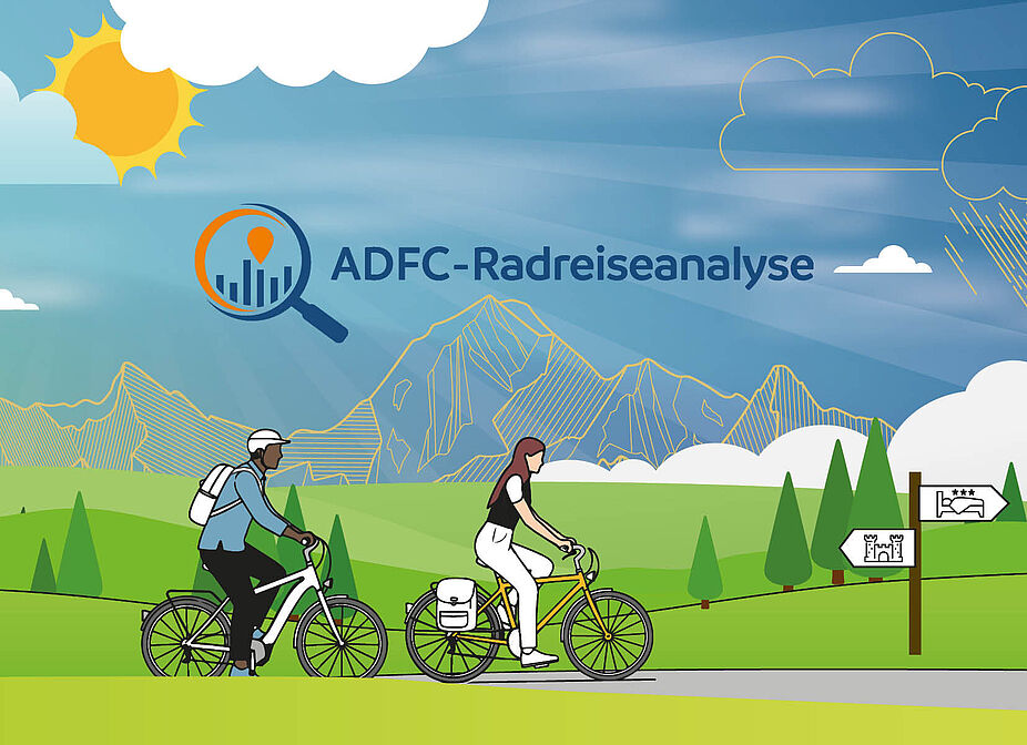 Key Visual ADFC-Radreiseanalyse 2025